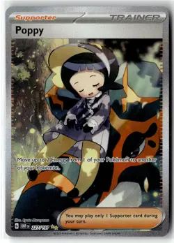 Poppy ⭐ 227/197 Holo Special Illustration Rare Obsidian Flames 2023 Pokemon NM - Image 1