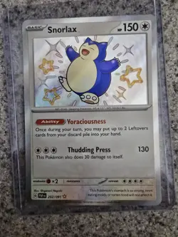 Pokemon The Pokemon Company Snorlax SV: Paldean Fates Shiny Rare Holo 150 HP - Image 1