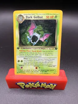 Pokemon TCG— Dark Golbat 7/82 - 1st Edition - Team Rocket Holo LP/MP-c - Image 1
