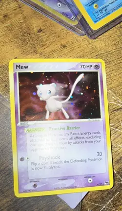 Pokemon TCG - Mew #4 (POP Series 4 Promo) HoloFoil w/ Swirl🌀 2006’ NM/LP - Image 2