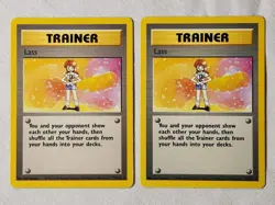 Played (LP) Lass - Non-Holo #75 Base Set Pokemon TCG - Image 1