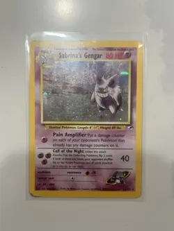 Pokemon Sabrina's Gengar 14/132 Gym Challenge Holo Rare LP - Image 1