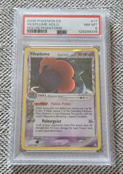 Pokemon TCG | Vileplume Holo PSA 8 Holon Phantoms 2006 Pokemon EX - Image 1