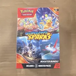 Pokemon Scarlet & Violet Surging Sparks Booster Bundle Box 6 Booster Packs - Image 1
