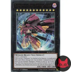 Yugioh Raidraptor - Final Fortress Falcon BLLR-EN015 Ultra Rare 1st Edition NM - Image 1