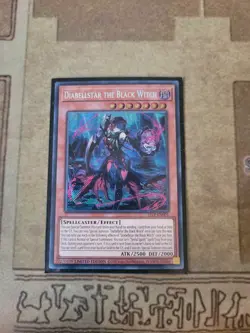 YUGIOH DIABELLSTAR THE BLACK WITCH 25LP-EN001 SECRET LIMITED ED NM - Image 1