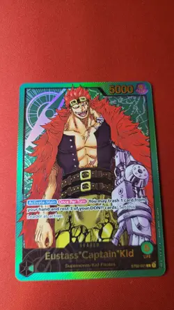 One Piece TCG: Premium Leader Collection ST02-001 Eustass "Captain" Kid - MINT - Image 1