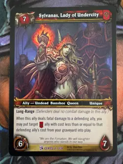 World of Warcraft TCG Sylvanas, Lady of Undercity Class 2/234 - Image 1