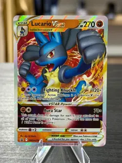 Lucario VSTAR Holofoil Promo SWSH: Sword & Shield Promo Cards SWSH214 NM - Image 1