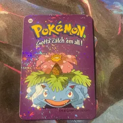 Venusaur #3 - Vintage Vending Machine Prism Sticker 2000 - Pokemon Card - Image 1