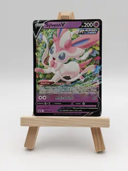 Sylveon V SWSH202 SWSH: Sword & Shield Promo Cards Holographic - Image 1