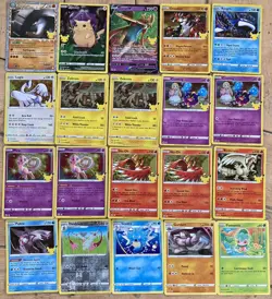 Pokemon Celebrations 25th Anniversary Card mixed Lot of 37 2021 2020 with Holos - Image 2