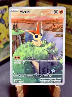 Victini 208 Promo Illustration Rare Holo Pokemon Card NM Condition Never Played - Image 1