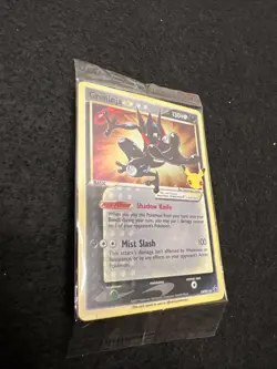 Pokemon TCG Gold Star Greninja Card SWSH144 Celebrations Promo SEALED w/ CREASE - Image 2