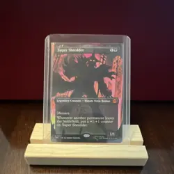 TMNT Super Shredder Legendary Creature Black MTG Card TMNT Set - Image 1