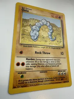 1999 Onix Pokemon Card TCG #56/102 Base Set Mint. Vintage - Image 2