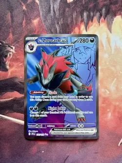 N's Zoroark ex 175/159 Ultra Rare Journey Together Pokemon Card Near Mint 🌙 - Image 2