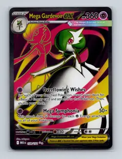 Mega Gardevoir ex 159 2025 Pokemon Mega Evolution Full Art Ultra Rare Card NM+ - Image 1