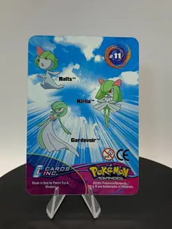 Vintage Pokemon Advanced Action Card Ralts Kirlia Gardevoir Lenticular Panini - Image 2