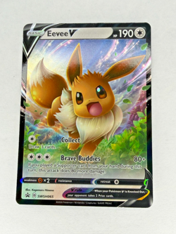 Pokemon TCG NM Eevee V SWSH065 SWSH: Sword & Shield Promo Cards Holo 2020 - Image 2
