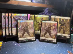 10 MTG Tokens (Double sided) for Universes Beyond: Warhammer 40,000 SURGE FOIL - Image 1