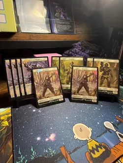 10 MTG Tokens (Double sided) for Universes Beyond: Warhammer 40,000 SURGE FOIL - Image 3