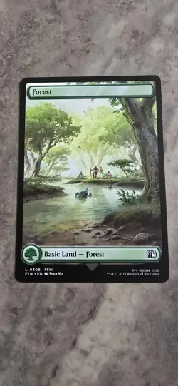 Forest (0308) Final Fantasy Regular Land Common MTG Rare NM - Image 1