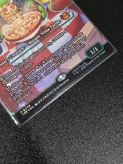 Michelangelo Weirdness to 11 Fractured Foil. MTG TMNT NM/M - Image 5