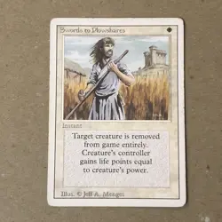 Swords to Plowshares x1 Revised Played Condition See Pics - Image 1