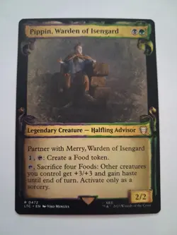 Pippin, Warden of Isengard Showcase Scrolls NM/M LOTR Lord of the Rings MTG - Image 1
