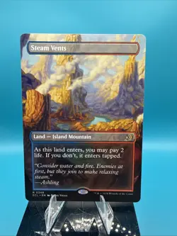 Steam Vents (Borderless) Lorwyn Eclipsed Regular MTG 348 - Image 2