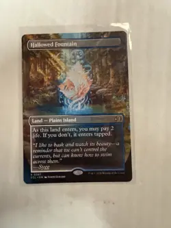 Hallowed Fountain NM BORDERLESS MTG! Lorwyn Eclipsed - Image 1