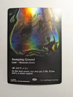 Stomping Ground (Borderless) Foil 0283 - Edge of Eternities - Image 1