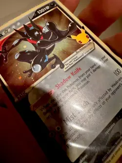 Pokemon Greninja Gold Star SWSH144 25th Celebrations FART SWIRL 🍥 HOLO BLEED! - Image 3