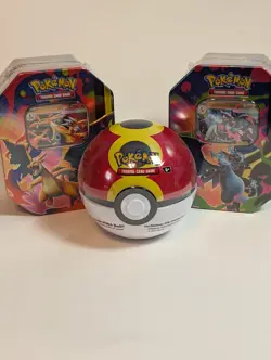 Mega Charizard X and Y + Pokeball Tin Bundle / Sealed. Pokemon TCG 🔥11 packs!🔥 - Image 2