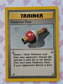 Pokemon Flute - 86/102 Base Set - Pokemon TCG - Image 1