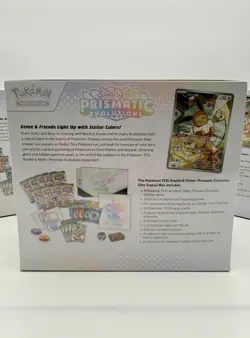 Pokemon TCG Prismatic Evolutions ETB Elite Trainer Box Factory Sealed New - Image 3