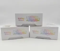 Pokemon TCG Prismatic Evolutions ETB Elite Trainer Box Factory Sealed New - Image 4