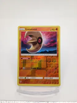 Lunatone 68/147 UC Reverse Holo Pokemon TCG Card Burning Shadows NM - Image 1