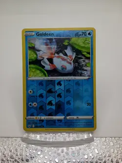 Pokemon Goldeen 046/202 Sword Shield Reverse Holo NM-MINT 46/202 - Image 1