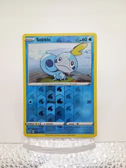 Sobble 054/202 Sword & Shield Base Set Reverse Holo Common Pokemon Card - Image 1