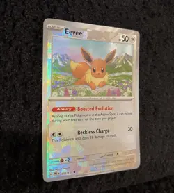 Eevee (Master Ball Pattern) 074/131 Sv: Prismatic Evolutions Holo Pokemon TCG - Image 2