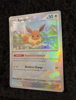 Eevee (Master Ball Pattern) 074/131 Sv: Prismatic Evolutions Holo Pokemon TCG - Image 3