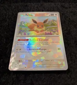 Eevee (Master Ball Pattern) 074/131 Sv: Prismatic Evolutions Holo Pokemon TCG - Image 4