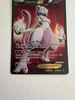 Pokemon Mewtwo EX 158/162 Breakthrough Full Art Ultra Rare Holo 170 HP - Image 3