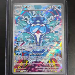 Pokemon Palafin 200/197 SV03: Obsidian Flames Illustration Rare Full Art Holo - Image 1