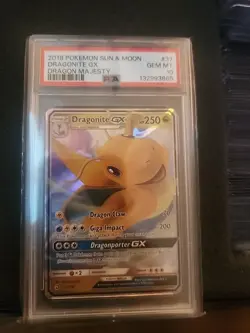 Dragonite GX 37/70 Holo Rare Pokemon 2018 Dragon Majesty - Image 1