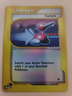Switch Reverse Holo 157/165 Pokemon Expedition LP to NM - Image 1
