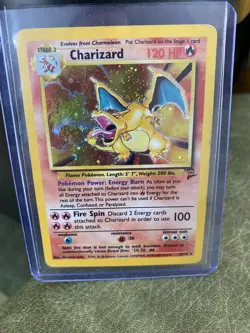 Pokemon TCG Base Set 2 Holo Rare Charizard 4/130 WOTC - HP - Image 4