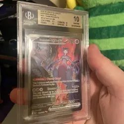 Pokemon Team Rockets Mewtwo EX 231/182 SIR Destined Rivals BGS 10 Pristine - Image 1